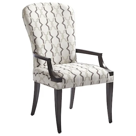 Schuler Upholstered Arm Chair in Custom Fabric