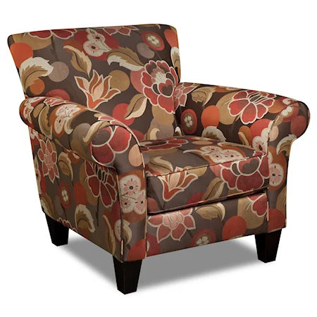 Track Arm Upholstered Chair