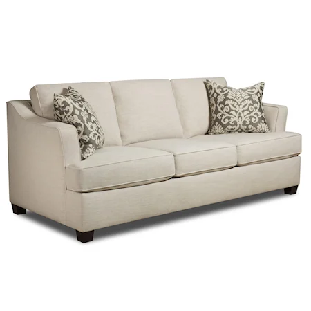 Contemporary Sofa with Clean Fresh Look