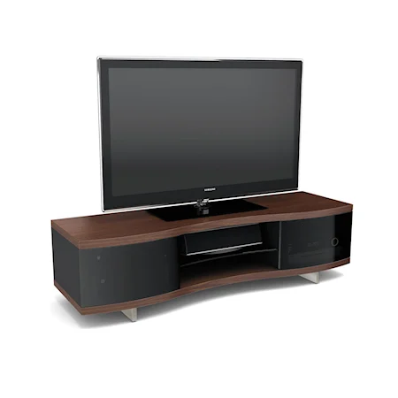 Contemporary Adjustable Shelf Home Media Cabinet