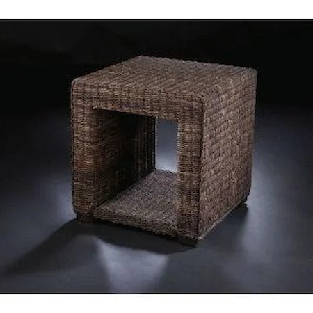 Natural Abaca Frame End Table