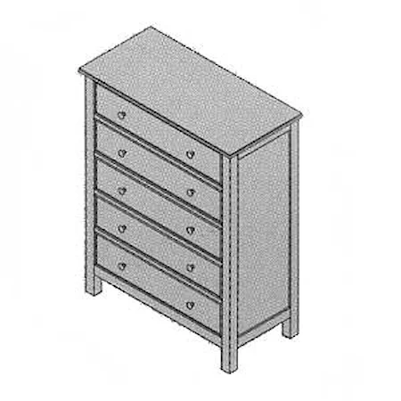 Five Drawer Chest