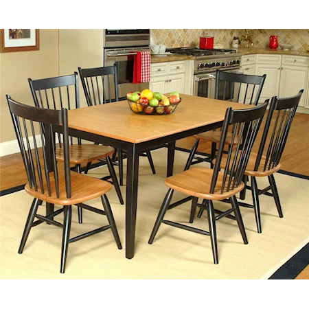 7-Piece Rectangular Table & Chair Set