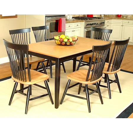 7-Piece Rectangular Table & Chair Set