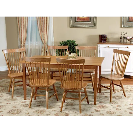 7-Piece Rectangular Table & Chair Set