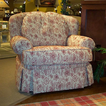 Semi-Attached Back Cottage Chair