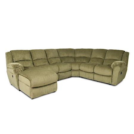 Power Reclining Corner Sectional Sofa with Chaise