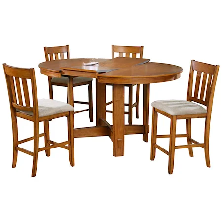 Aaron Gathering Table and Four Chairs