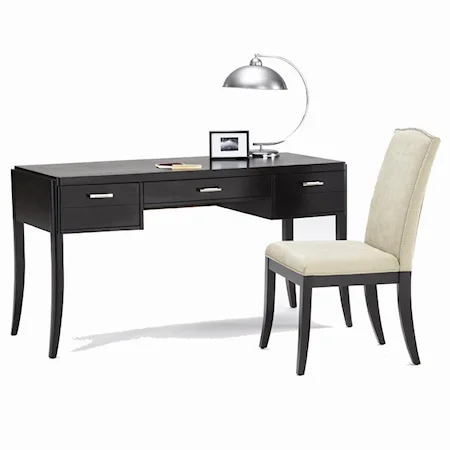 Wenge Desk & Upholstered Chair