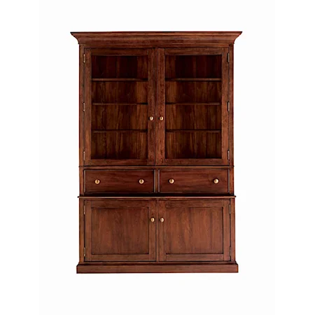 Weston Apothecary Cabinet with China Storage Top