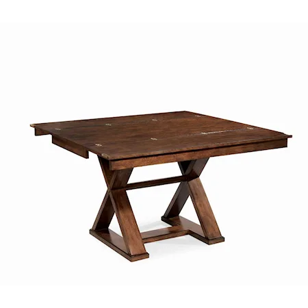 Gathering Table with Fold Opening Top