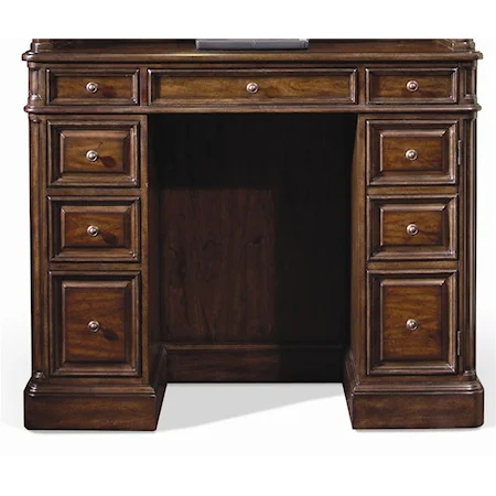 Media Center Double Pedestal Desk