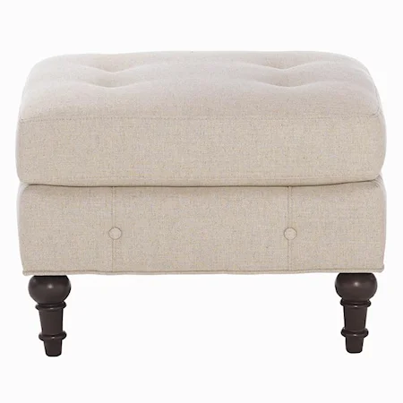 Ottoman with Tufted Top