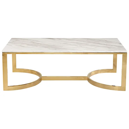 Contemporary Rectangular Cocktail Table