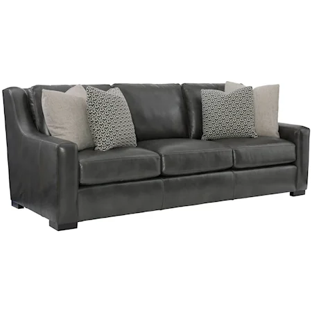 Contemporary Sofa with Spring Down Cushions