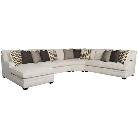 Four Piece Sectional with Chaise