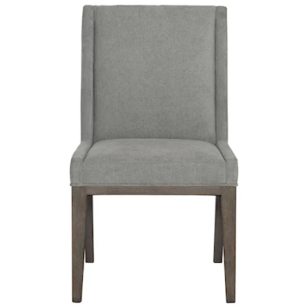 Customizable Transitional Upholstered Side Chair