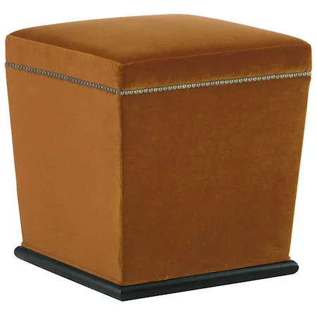 Transitional Accent Ottoman