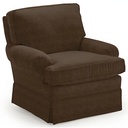 Kamilla Skirted Club Chair