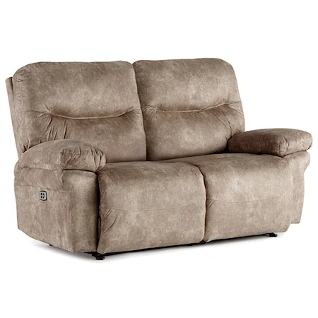 Power Reclining Space Saver Loveseat with Tilt Headrest