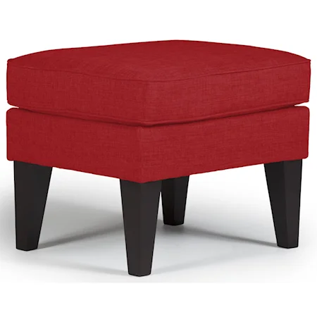 Karla Ottoman with Modern Tapered Legs