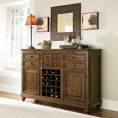 Dining Room Wine Storage Credenza