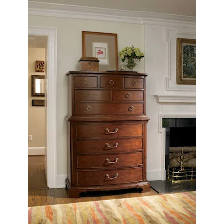 Traditional Drawer Chest with Ten Drawers