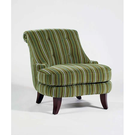 Upholstered Slipper Chair