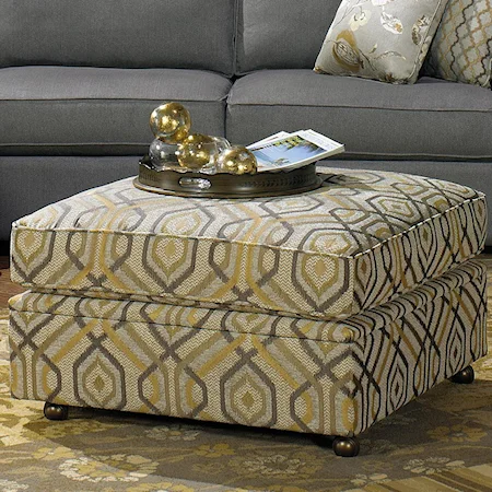 Cushion Top Storage Ottoman