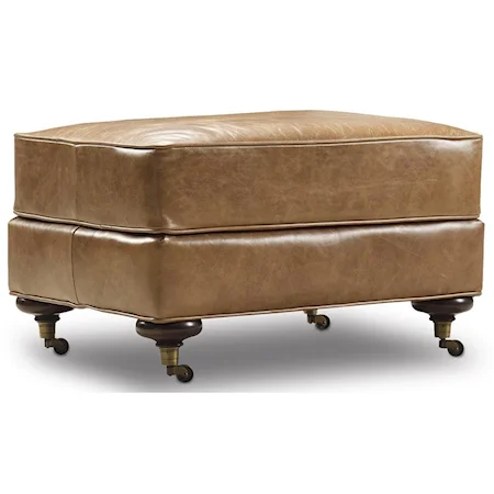 Traditional Ottoman with Casters
