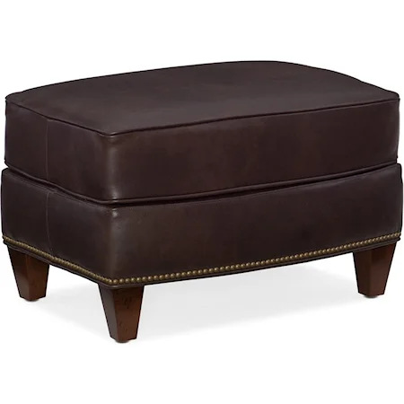 Traditional Customizable Stationary Ottoman