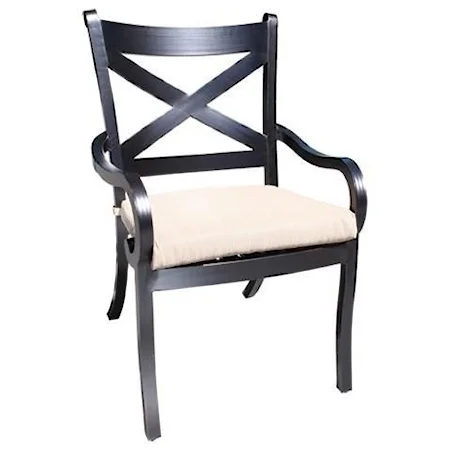 Arm Chair with Seat Cushion