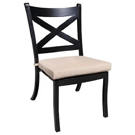 Side Chair with Seat Cushion