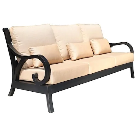 3-Seater Outdoor Sofa