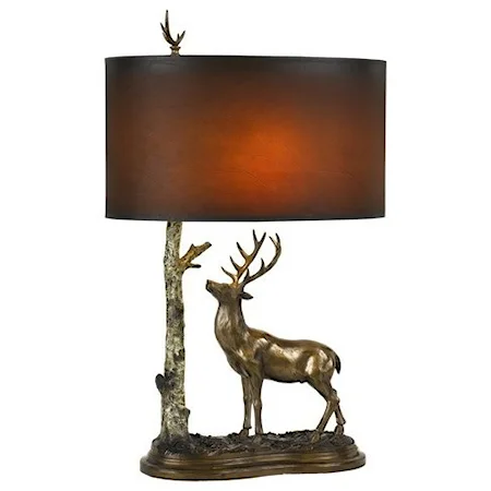 Deer Resin Table Lamp