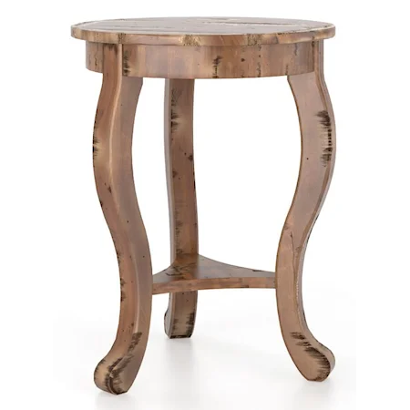 Customizable Round End Table