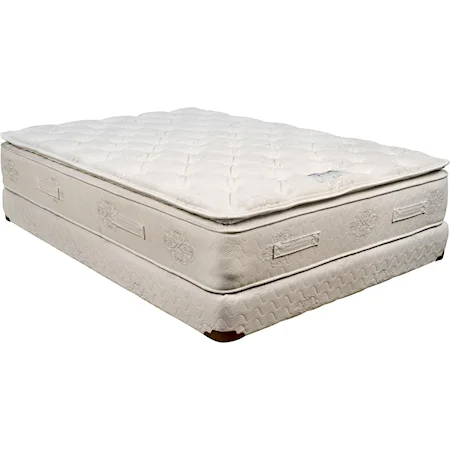 Queen Pillow Top Mattress and Foundation