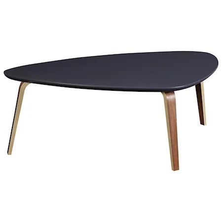 Mid-Century Modern Large Ebony Cocktail Table