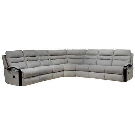 3-Piece Power Lay Flat Reclining Sectional with Sleeper