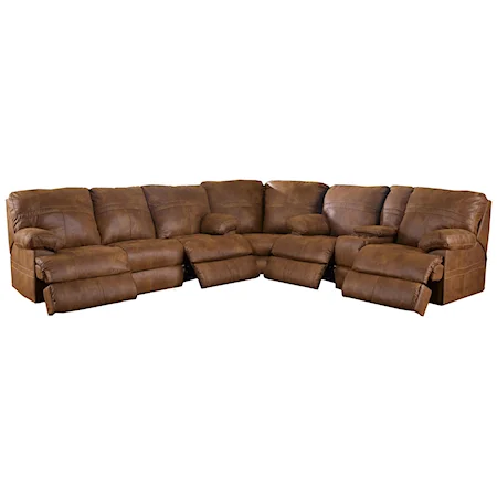 Sectional w/Sofa, Love Seat and Wedge