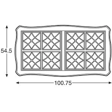 Castellan Fretwork Dining Table