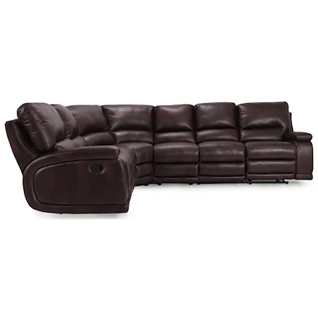 Contemporary 4-piece Reclining Sectional