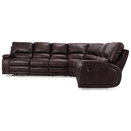 Contemporary 4-piece Reclining Sectional