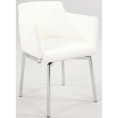 Club Style Swivel Arm Chair