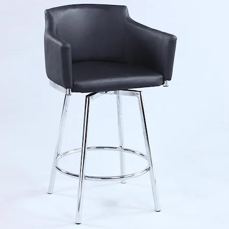 Upholstered Swivel Barstool