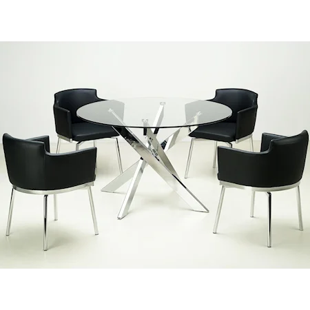 5 Piece Table & Chair Set