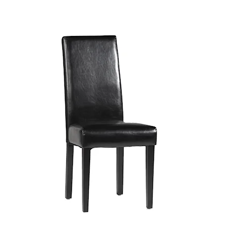 Straight Back Upholstered Parsons Dining Side Chair