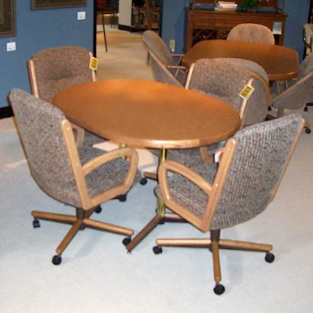 Oval Table with Side Chairs