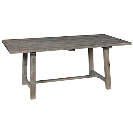 Pine Dining Table with Trestle Base