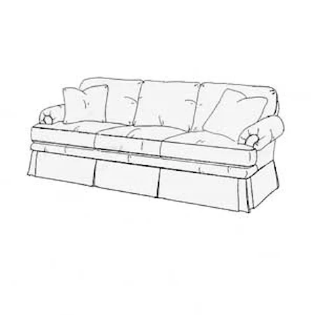 93" Stationary Sofa